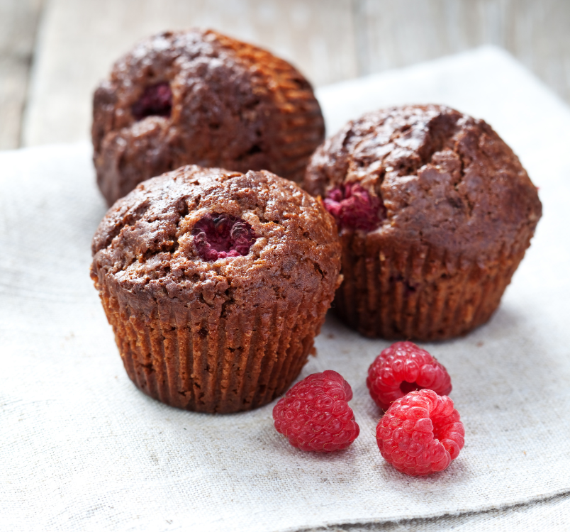 Recipe: Tremella-Spiked Dark Chocolate & Raspberry Mini Muffins