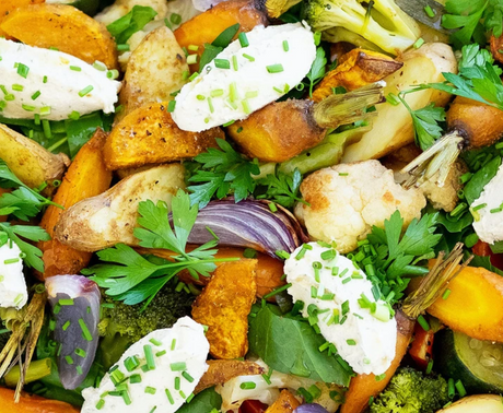 Ultimate Roast Veggie Salad with Mason's Mushrooms