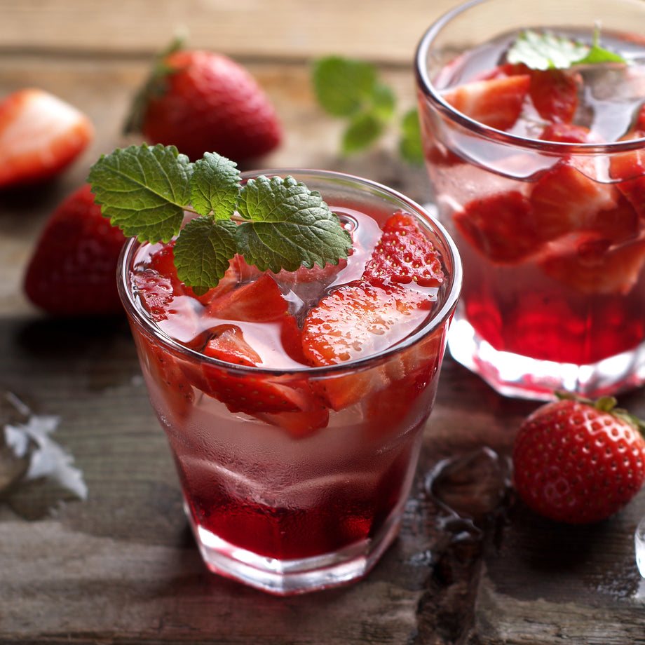 Refreshing JING Strawberry Lemonade | SuperFeast